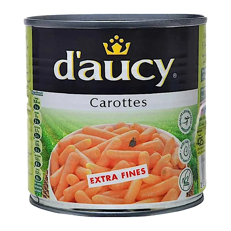 Carottes extra fines 425g - D'AUCY