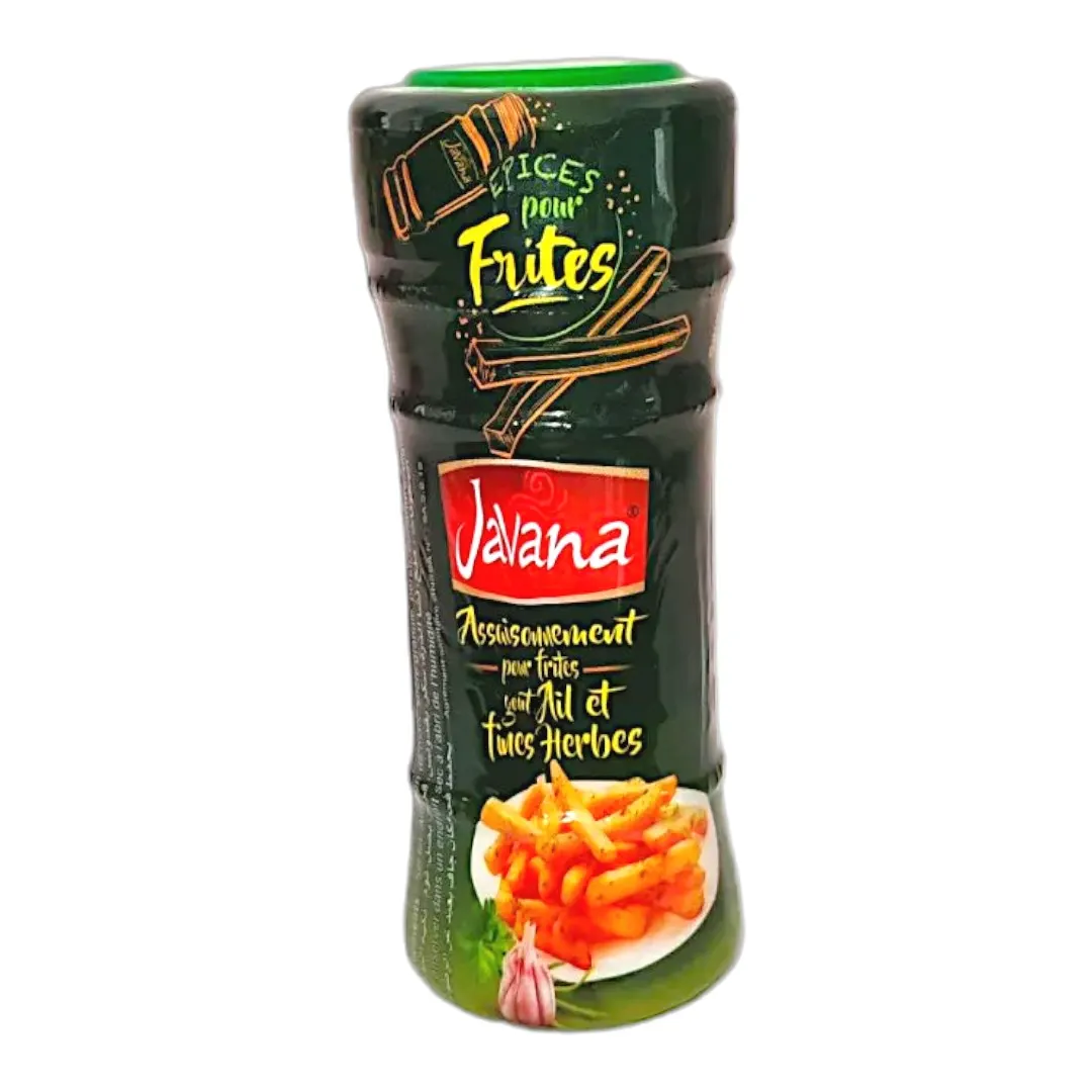 Assaisonnement pour frites goût ail et fines herbes 60g - JAVANA