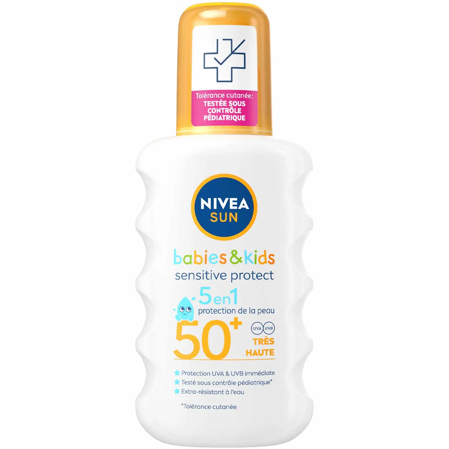 Spray protecteur Kids Protect & Sensitive SPF50+ 200ml - NIVEA SUN