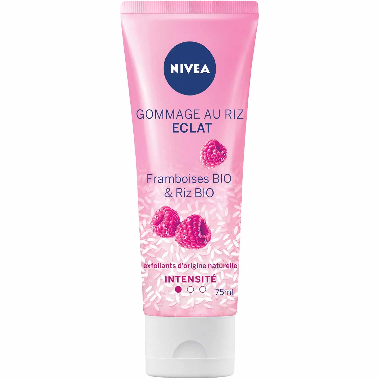 Gommage éclatant au framboise et riz bio 75ml - NIVEA