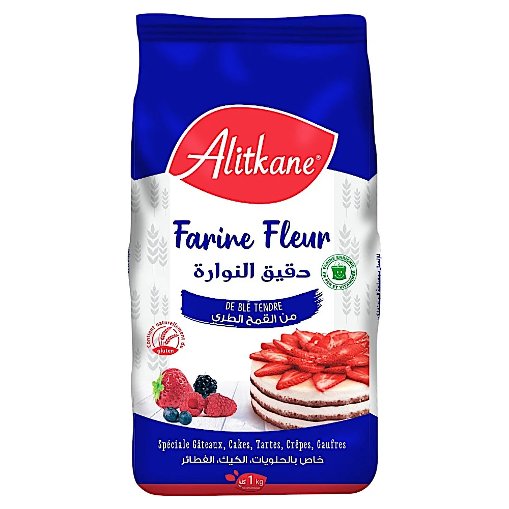 Farine fleur pâtisserie 1Kg - ALITKANE