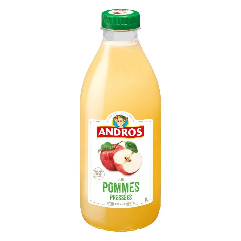 Andros Jus de pommes pressées 1L
