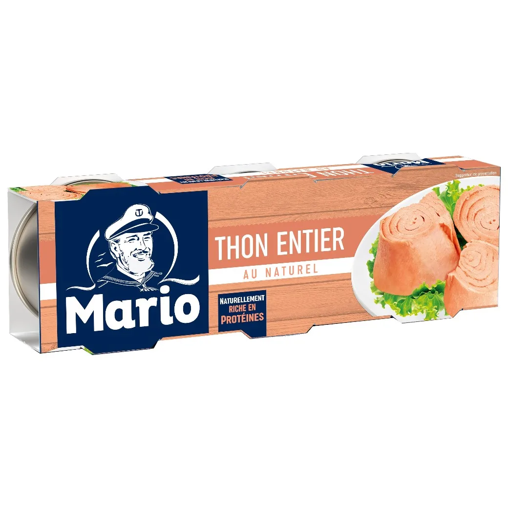 Thon au naturel 3x80g - MARIO