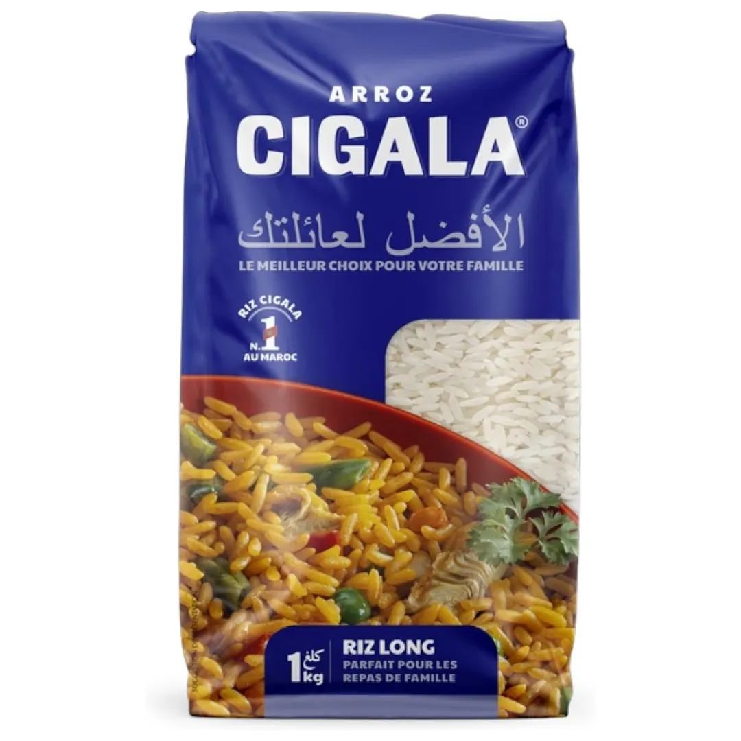 Riz long blanc 1Kg - ARROZ CIGALA