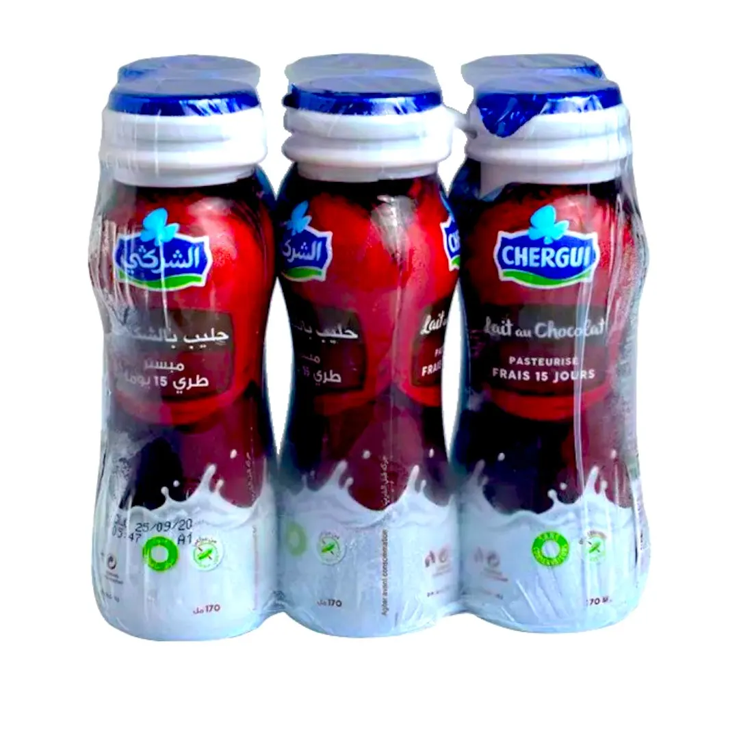 Lait au chocolat pasteurisé 6x170 ml - CHERGUI