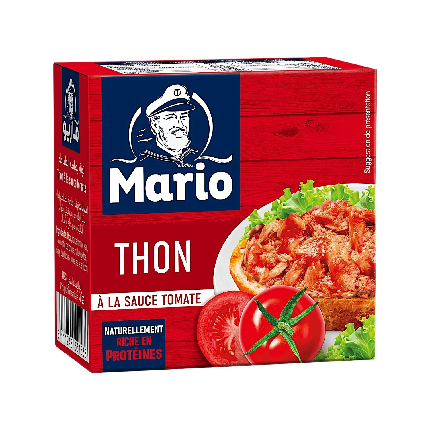 Thon à la sauce tomate 80g - MARIO
