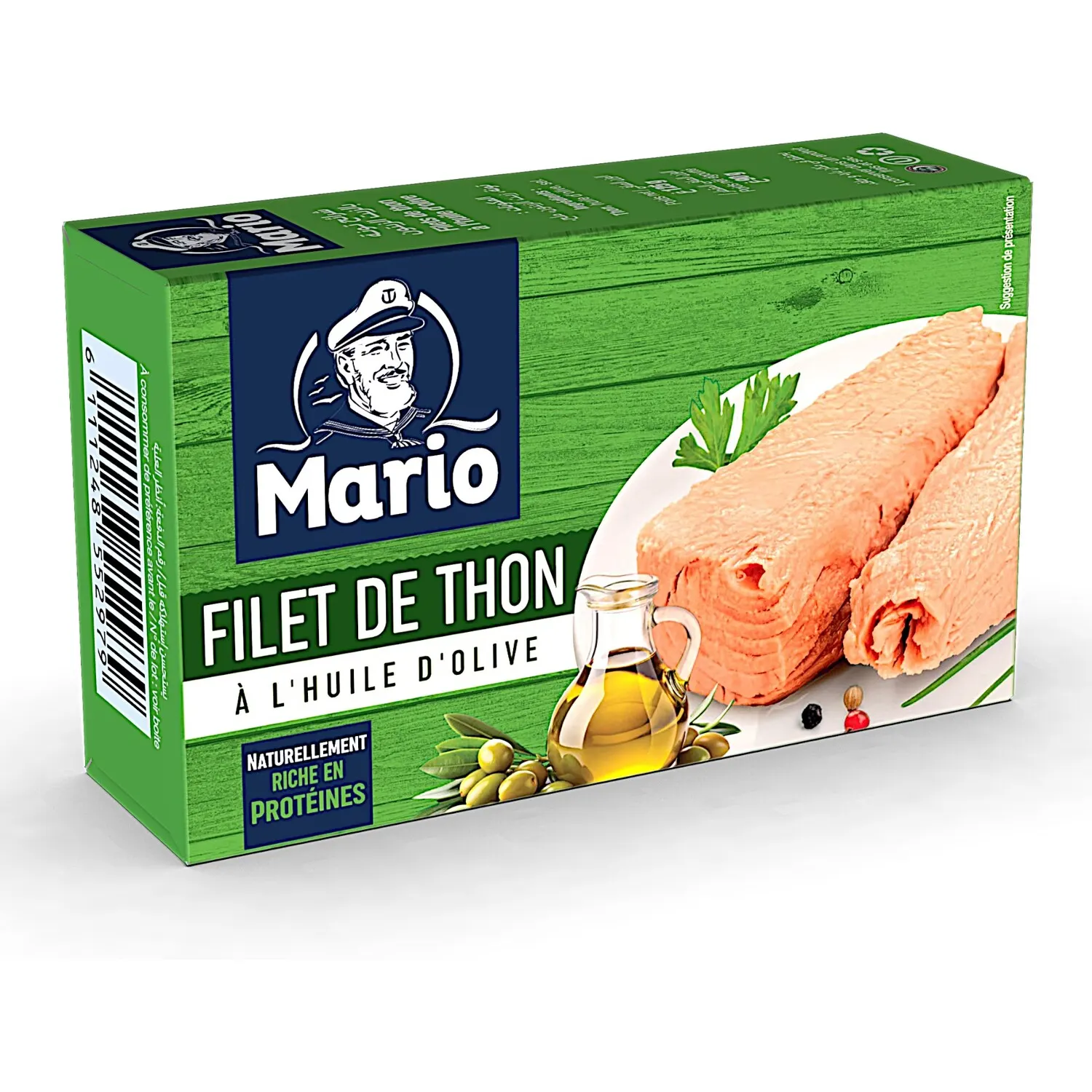 Filets de thon à l'huile d'olive 125g  - MARIO