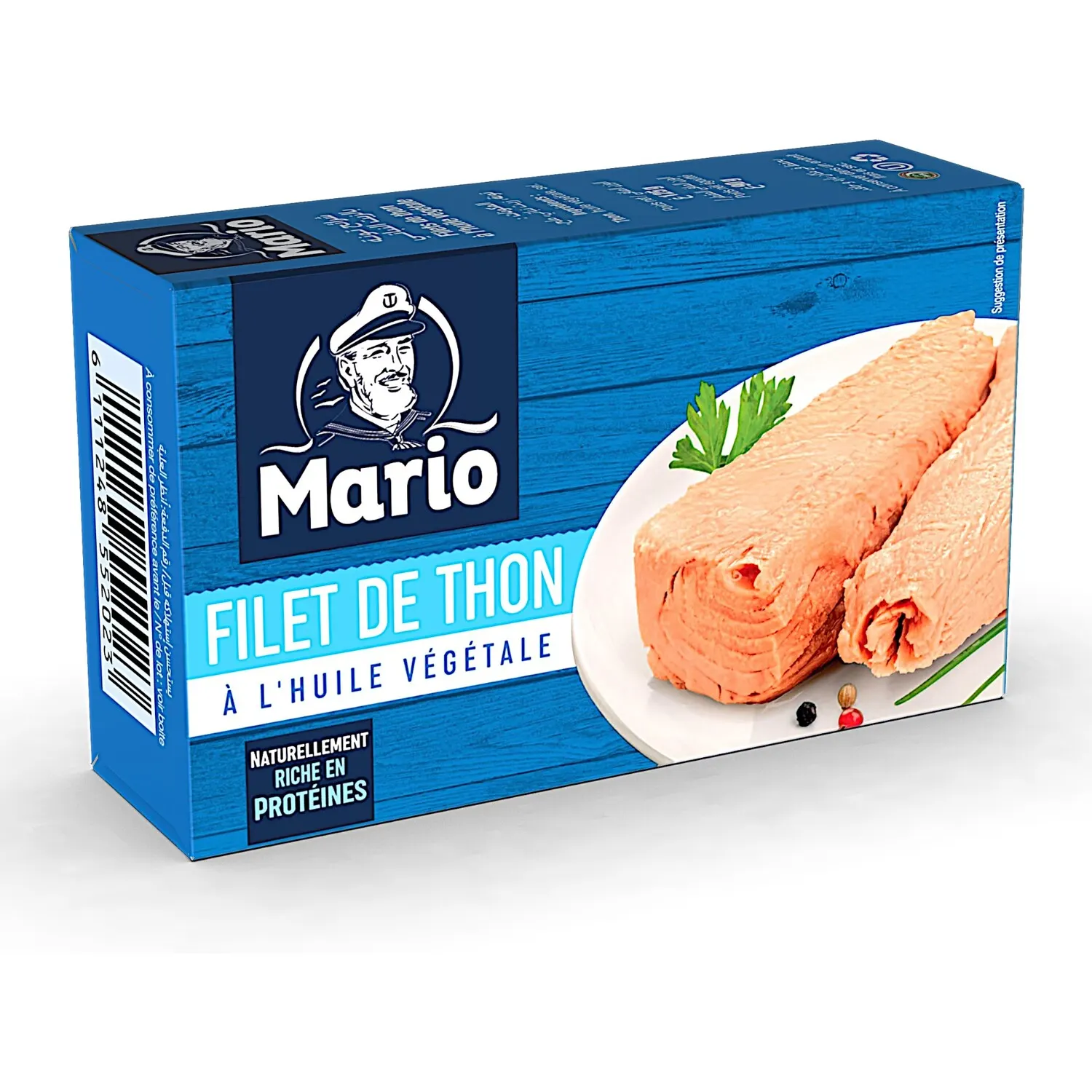 Filets de thon à l'huile végétale 125g Mario - MARIO