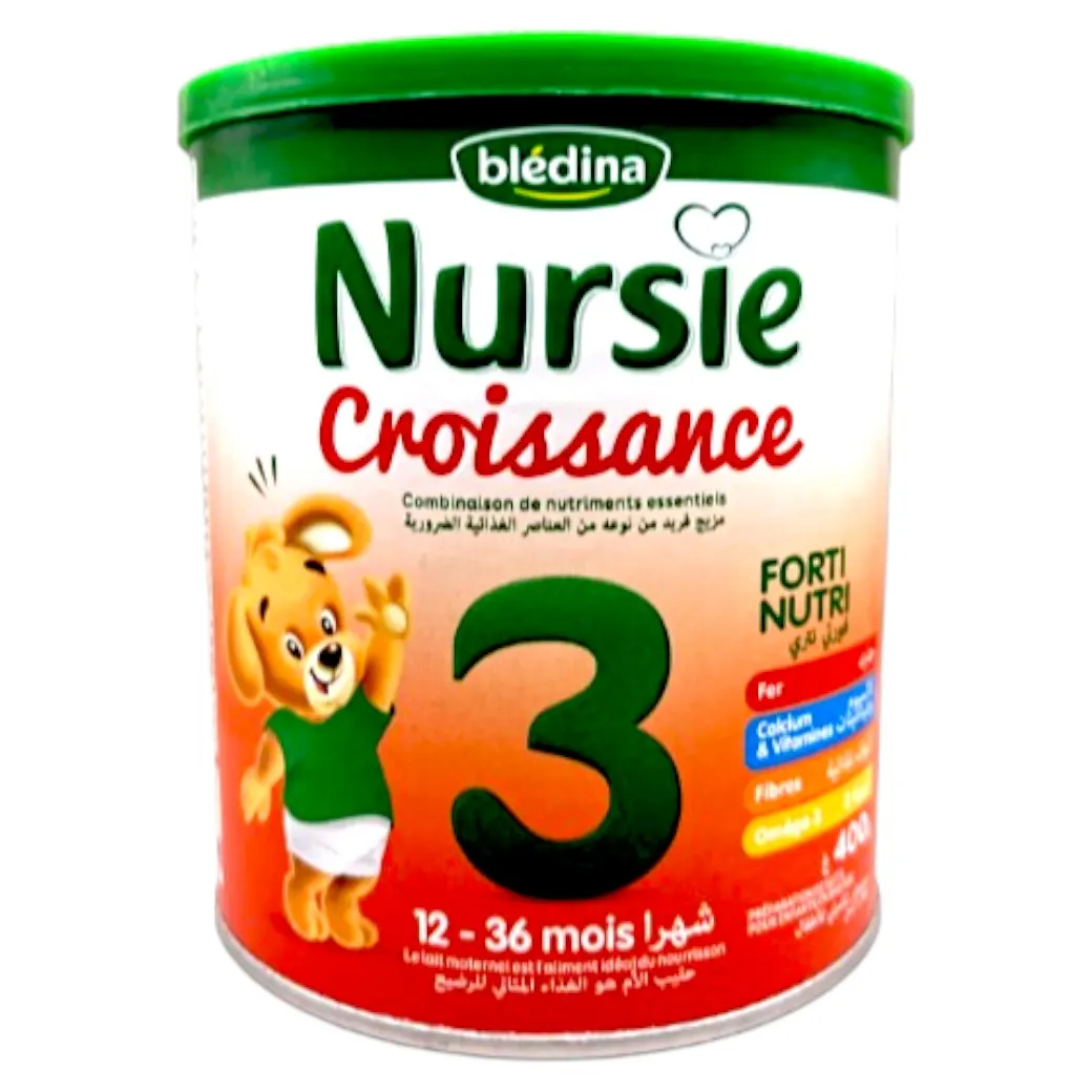 Lait de croissance Nursie 3 400g - BLÉDINA