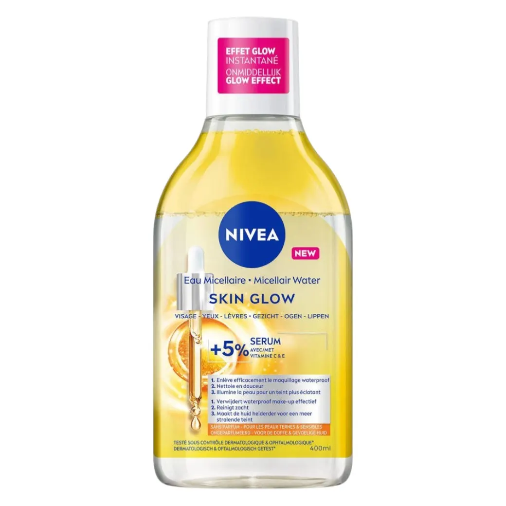 Eau micellaire démaquillante vitamine C