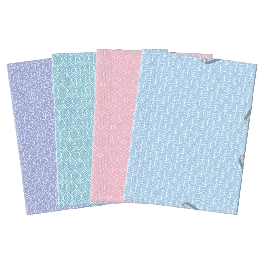 Chemise 3 rabats élastiques 24x32 cm carte PEFC – EXACOMPTA