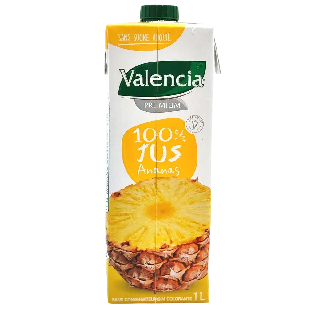 Valancia Pur jus d'ananas 1L 