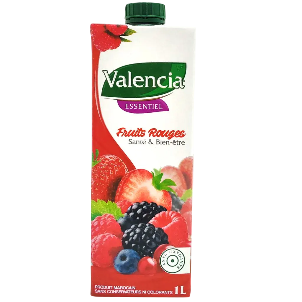 Valencia Essentiel fraise et fruits rouges 1L