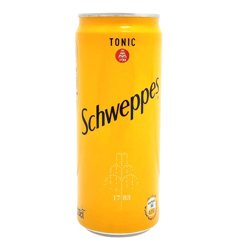 Schweppes tonic canette 33cl