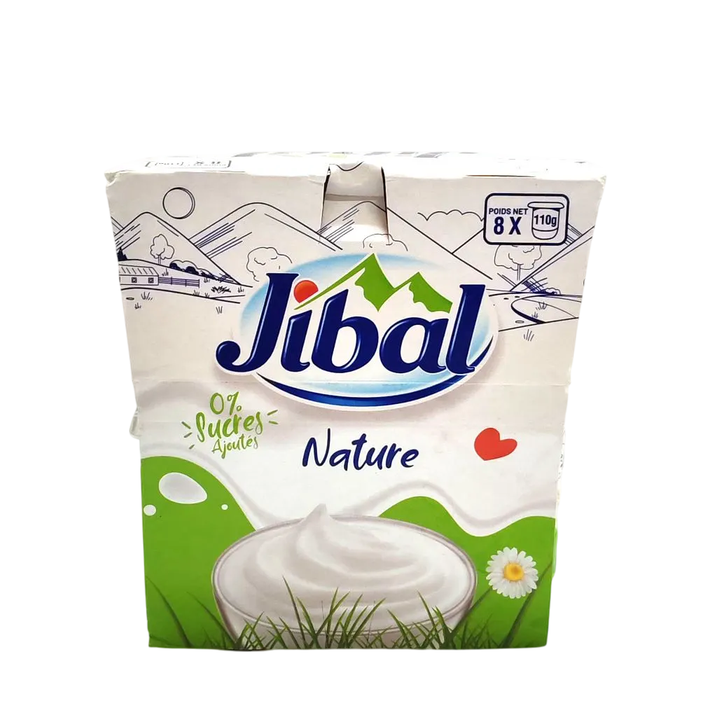 Yaourt nature 8x110g - JIBAL