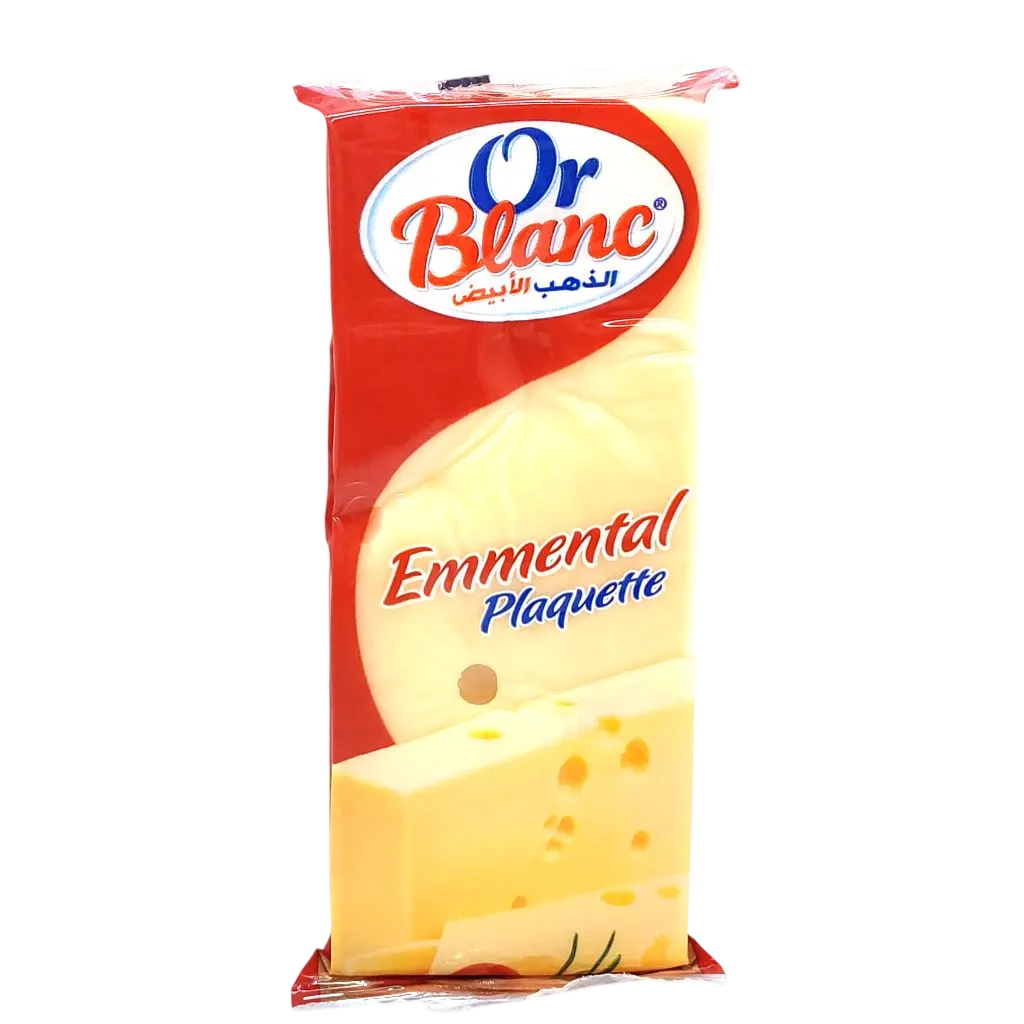 Fromage plaquette Emmental 200g - OR BLANC