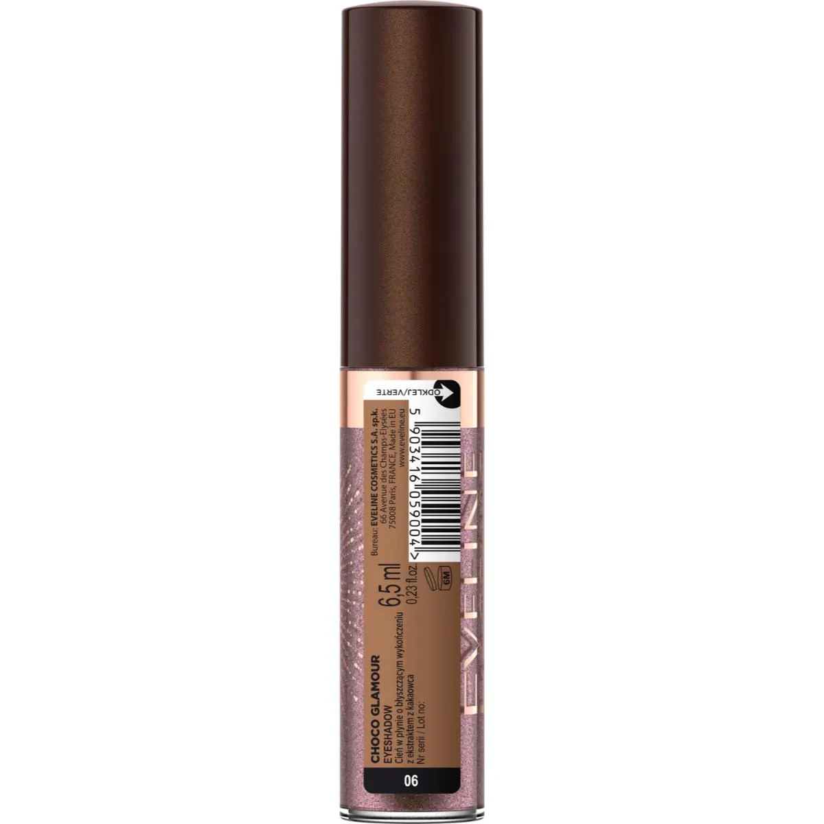 Ombre à paupières liquide Choco Glamour N°06 6,5 ml - EVELINE - vue 2