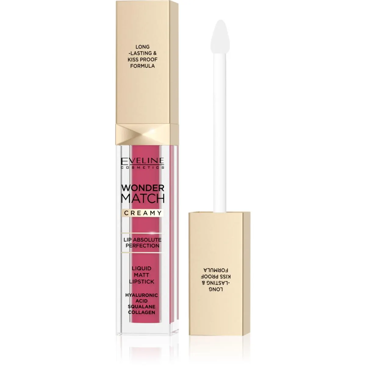 Rouge à lèvres liquide mat Creamy N°10 Berry Rose - EVELINE