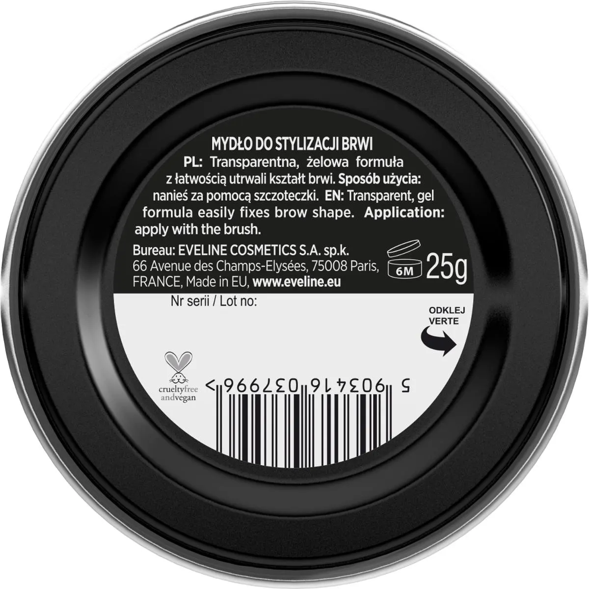 Savon coiffant sourcils Brow&Go So Fluffy - EVELINE - vue 3