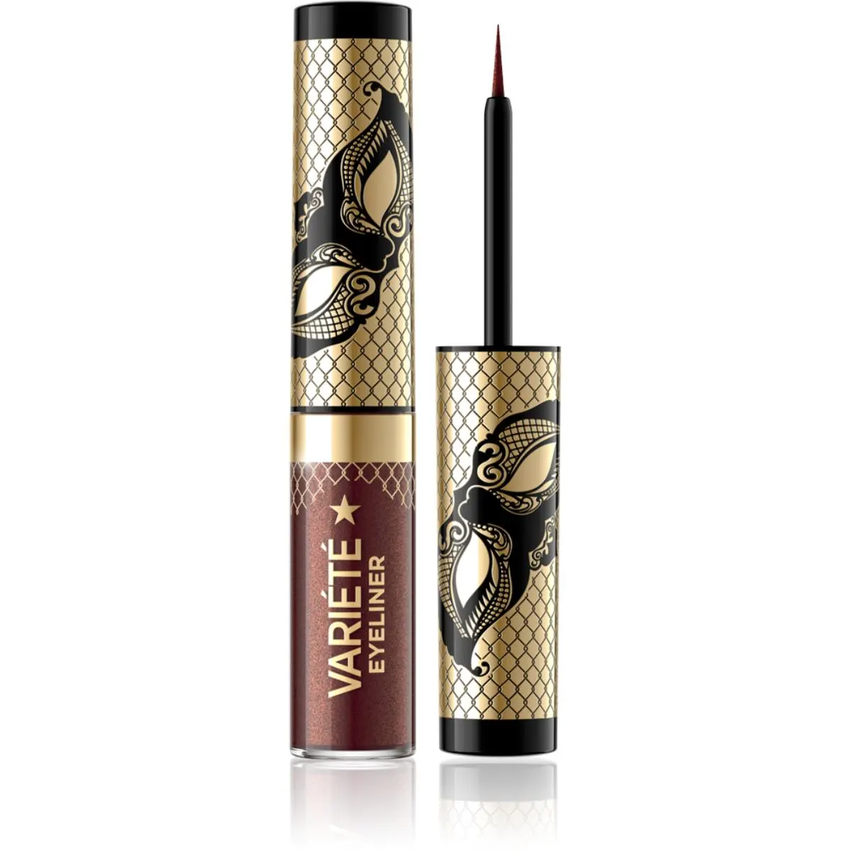 Eyeliner liquide waterproof N°02 Brown 4 ml - EVELINE