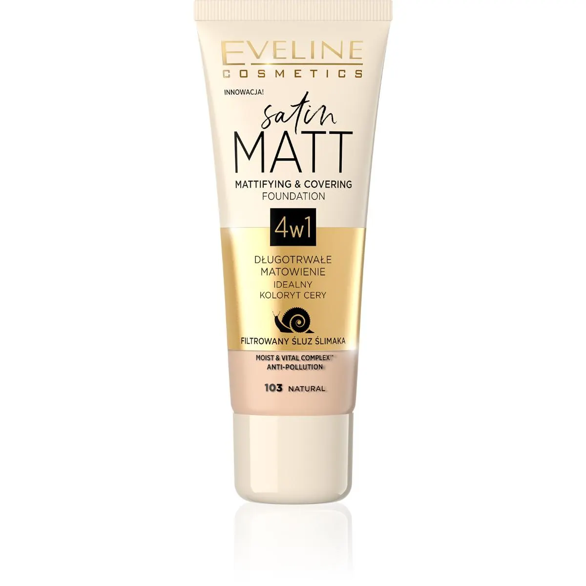 Fond de teint matifiant N°103 Natural 30 ml - EVELINE