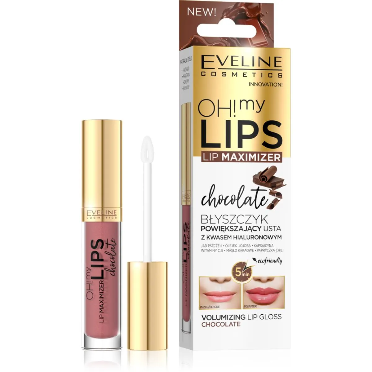 Baume repulpant lèvres Oh! My Lips Chocolat 4,5 ml - EVELINE