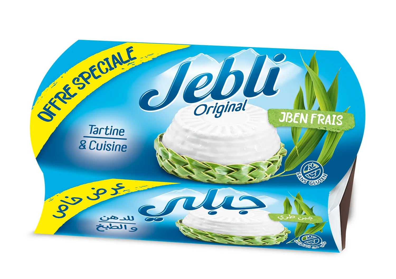 Fromage frais à tartiner 2x190g - JEBLI