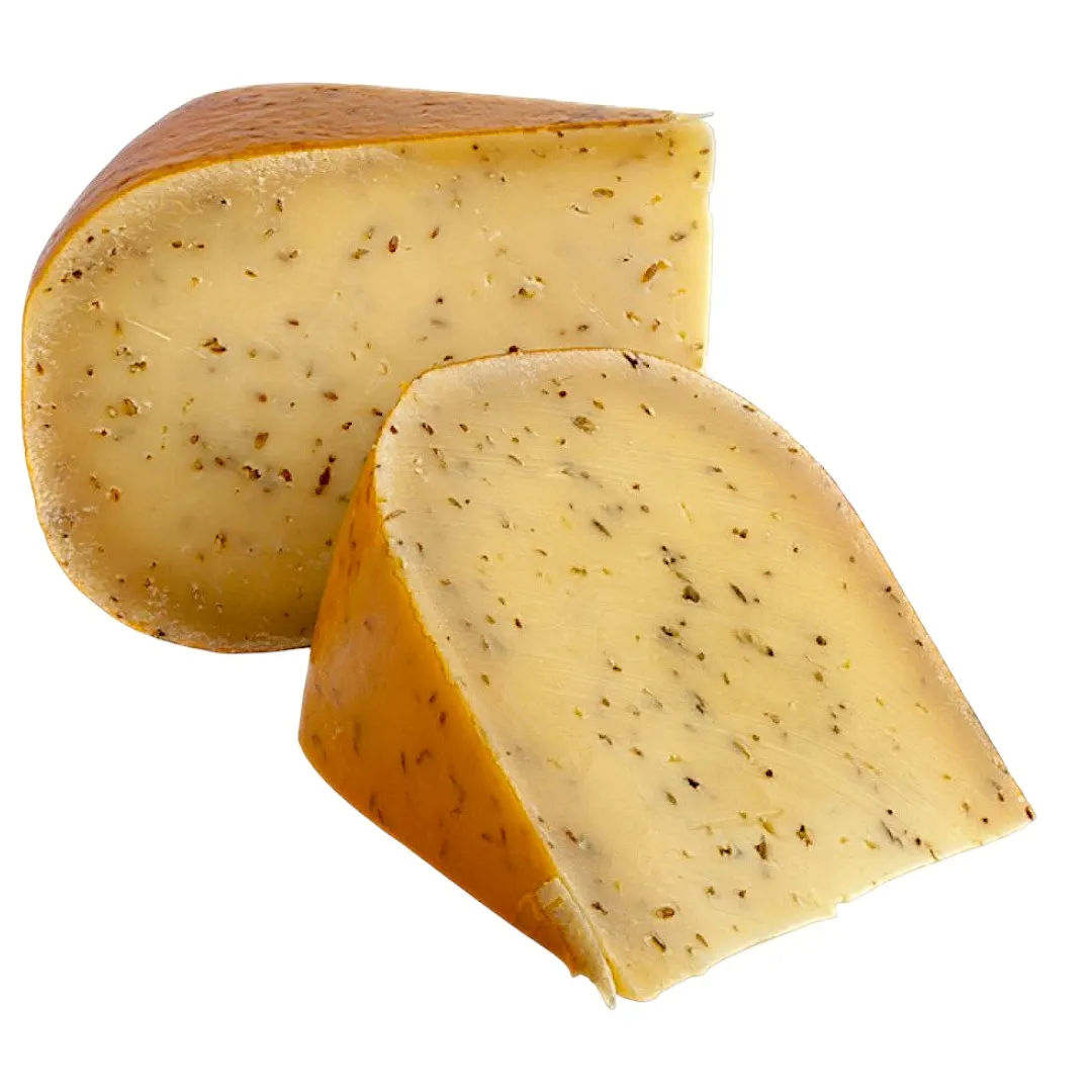 Fromage Gouda au cumin en morceau 100g - GRAN CŒUR