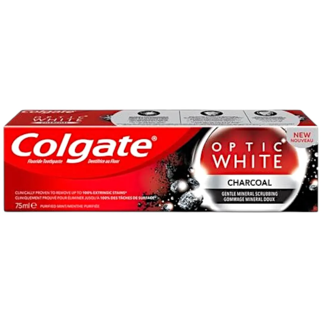Dentifrice au charbon optic white 75ml - COLGATE 
