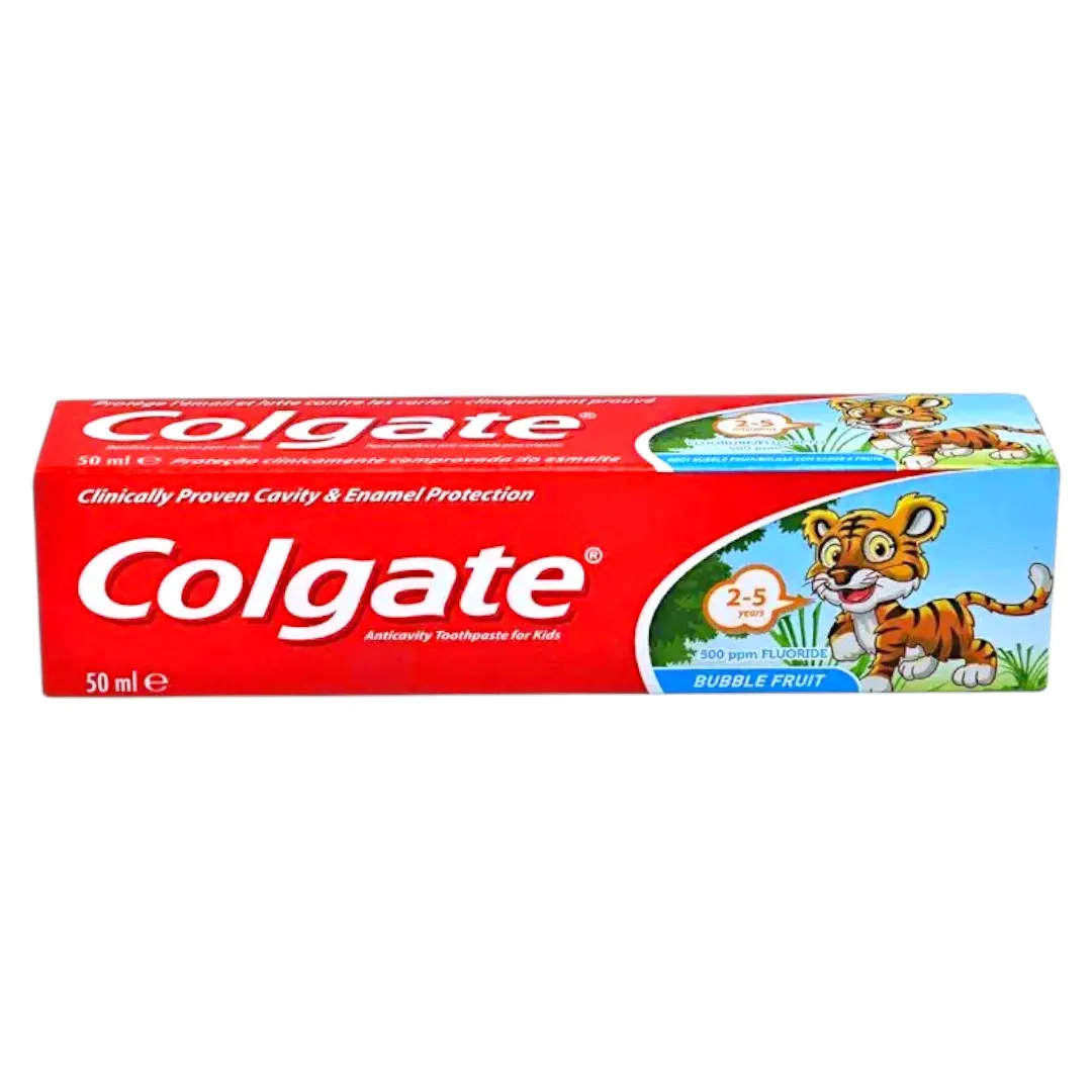 Dentifrice anti-caries pour enfants goût bubble fruit 50ml - COLGATE