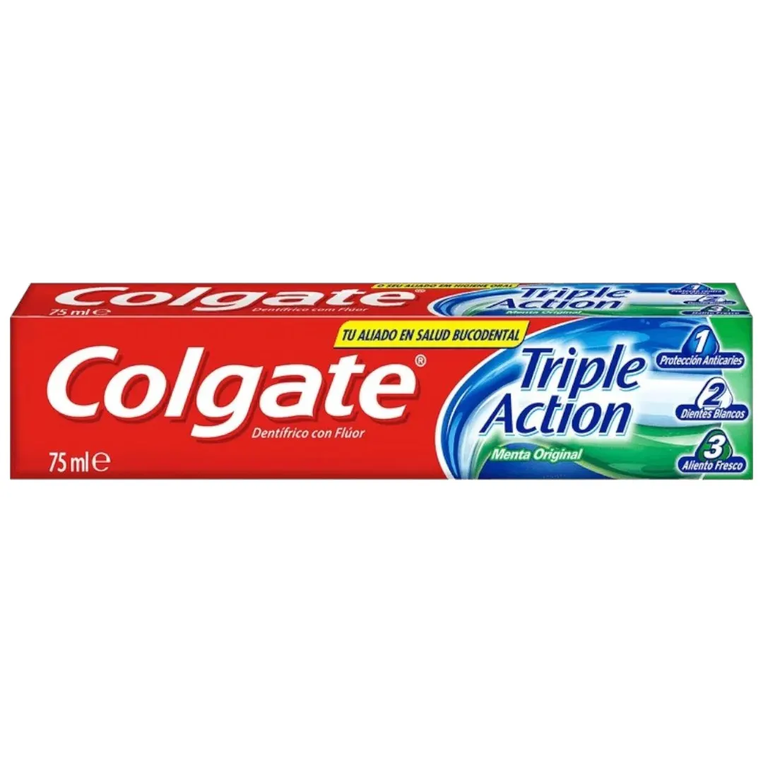Dentifrice goût menthe Triple Action 100ml - COLGATE