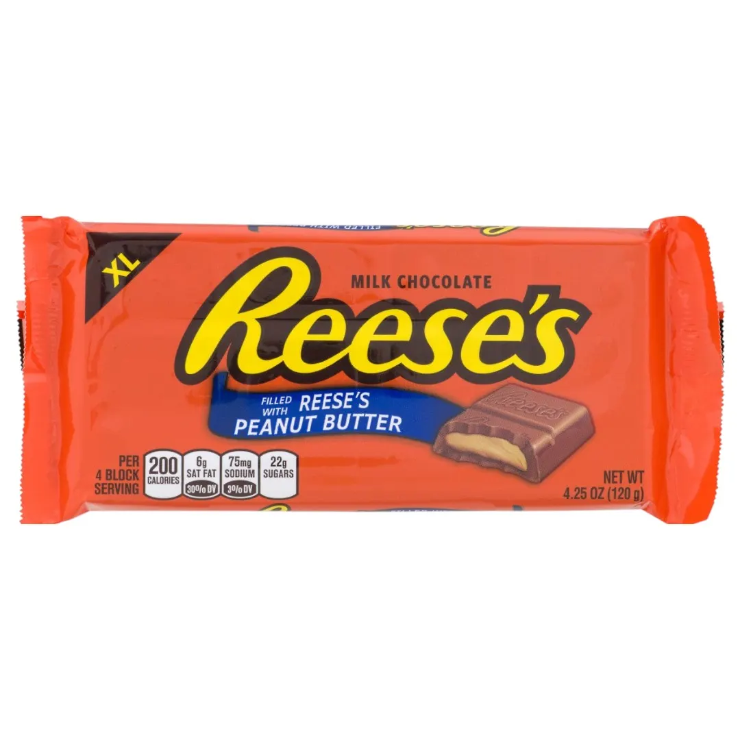Barre de chocolat au beurre de cacahuète 120g - REESE S