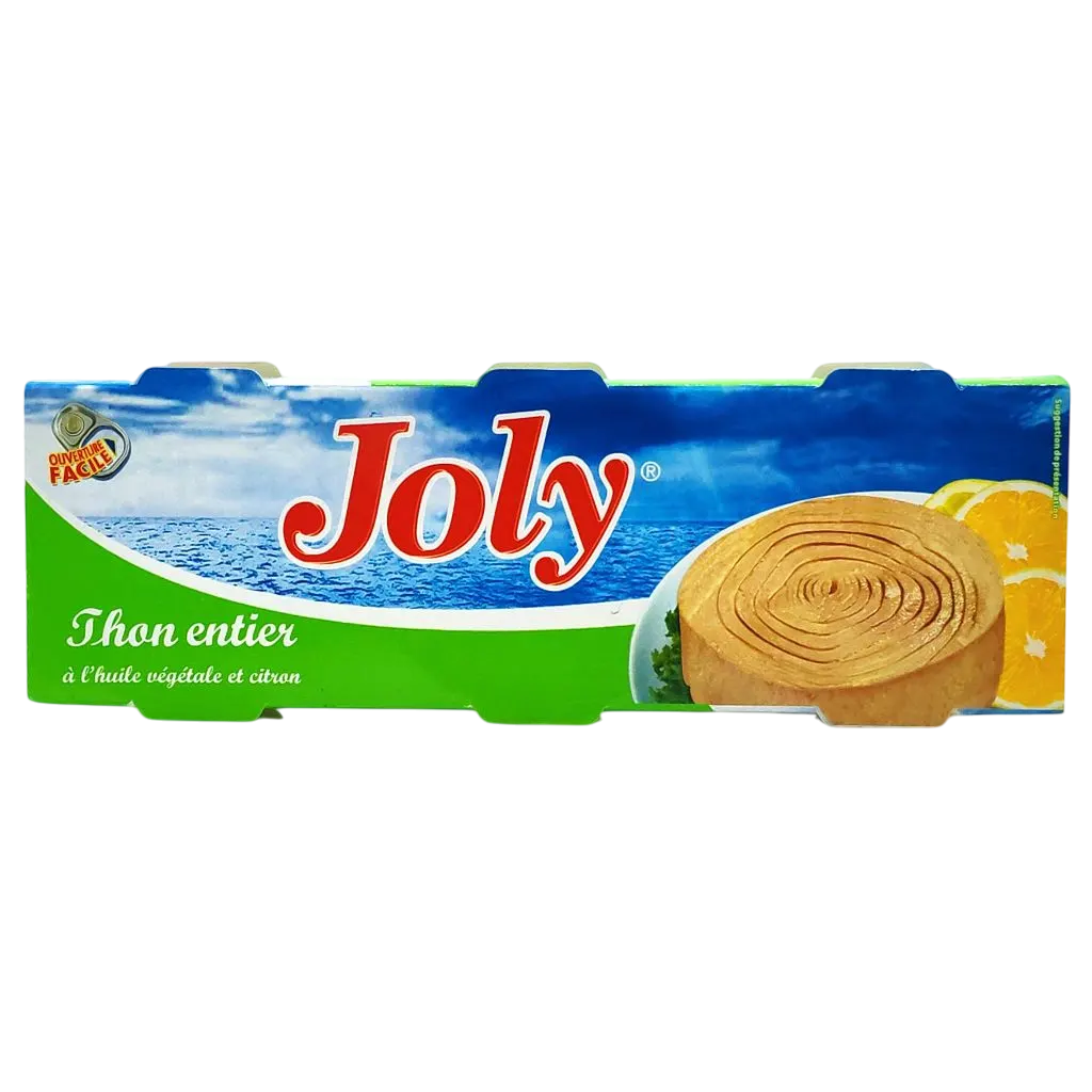 Thon entier à l'huile végétale et citron 3x 85g - JOLY