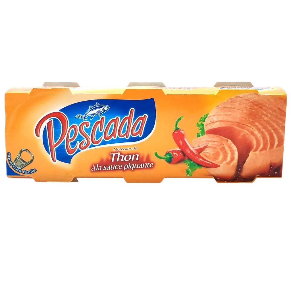 Thon entier à la sauce piquante 3x80g - PESCADA