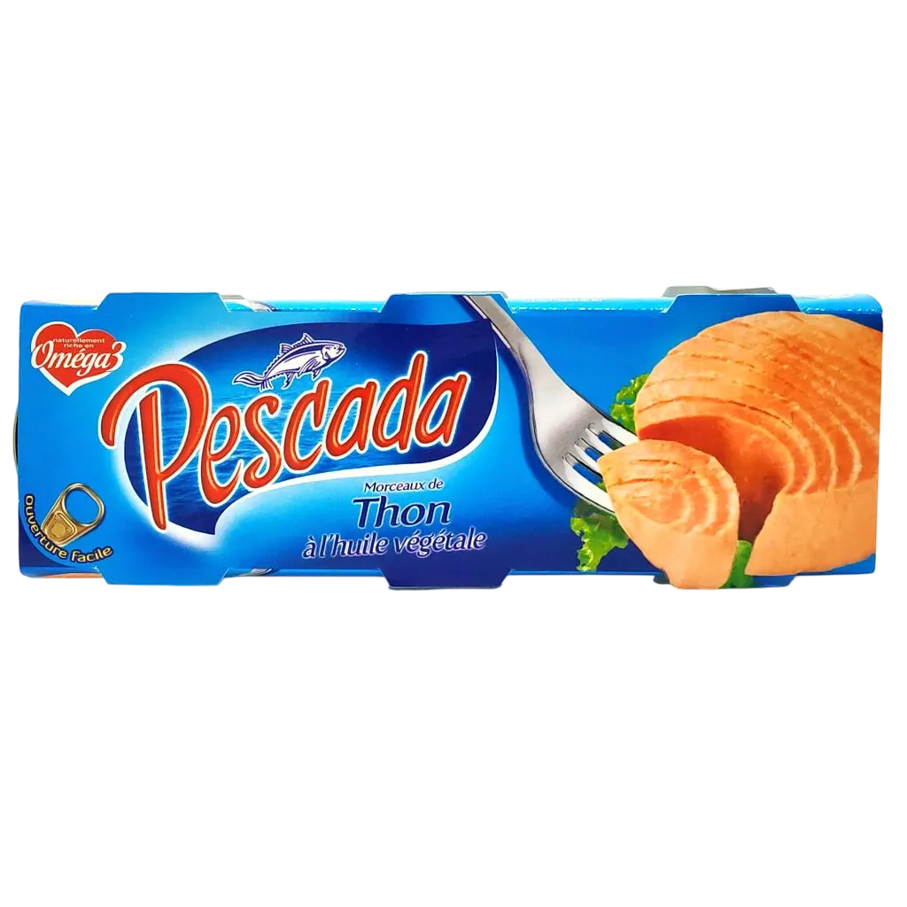 Thon à l'huile végétale 3x 80g  - PESCADA