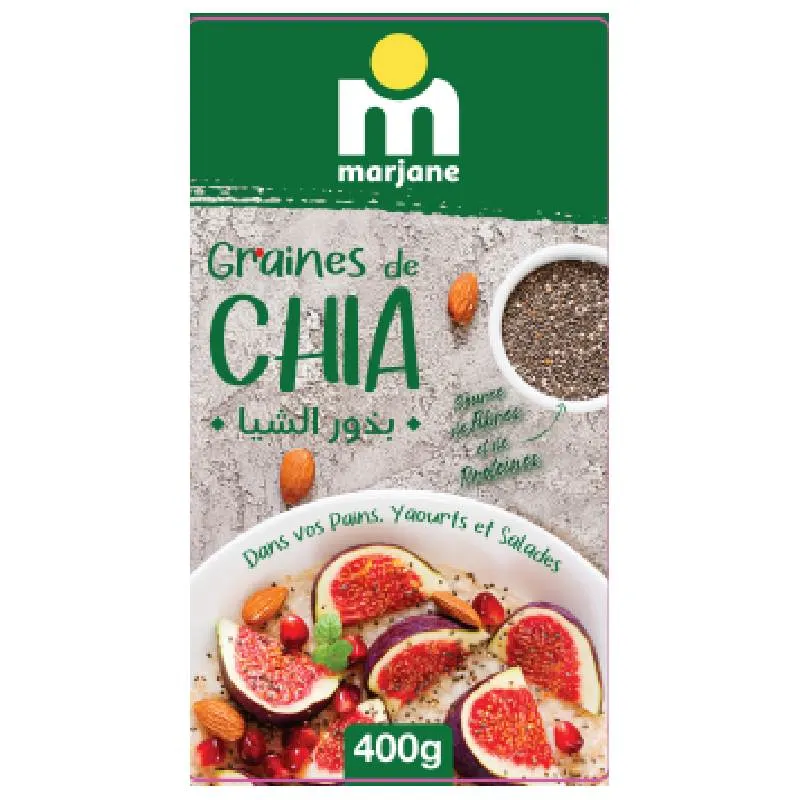 Graines de chia 400g - MARJANE