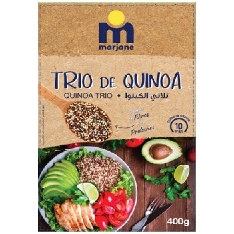Trio de quinoa 400g - MARJANE