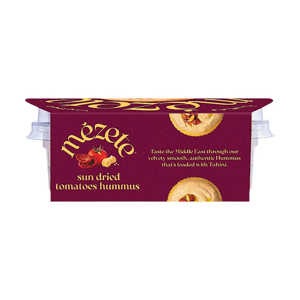 Hummus sun dried tomatoes 215g - MEZETE - vue 2