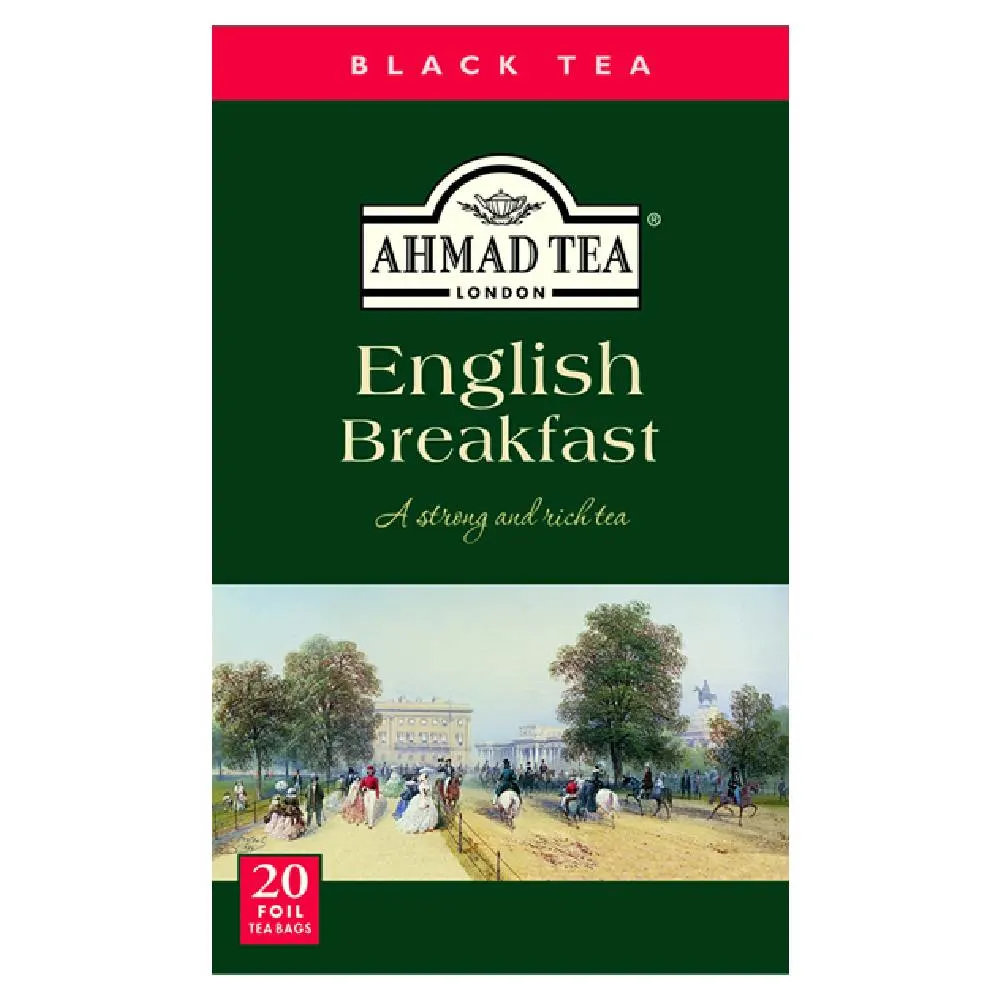 Thé noir English Breakfast x20 sachets 40g - AHMAD TEA