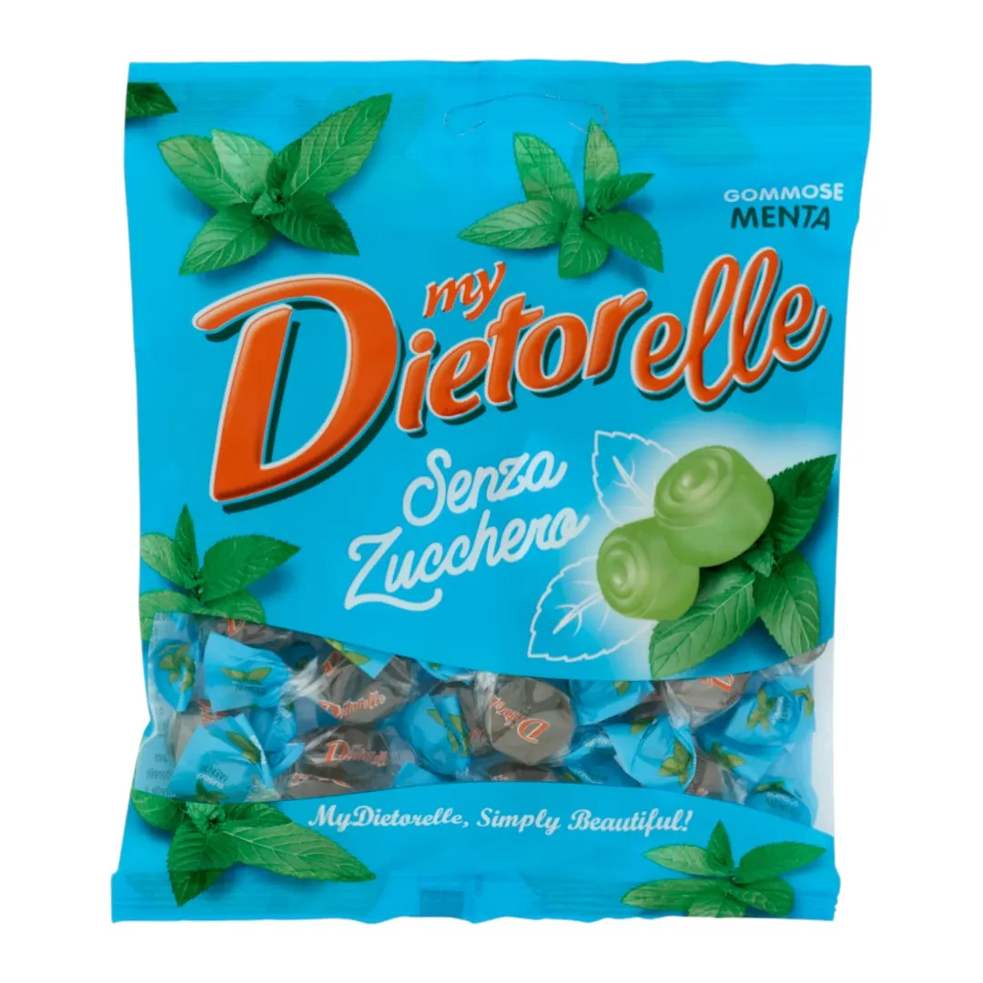 Gommes saveur menthe sans sucre  70g - DIETORELLE