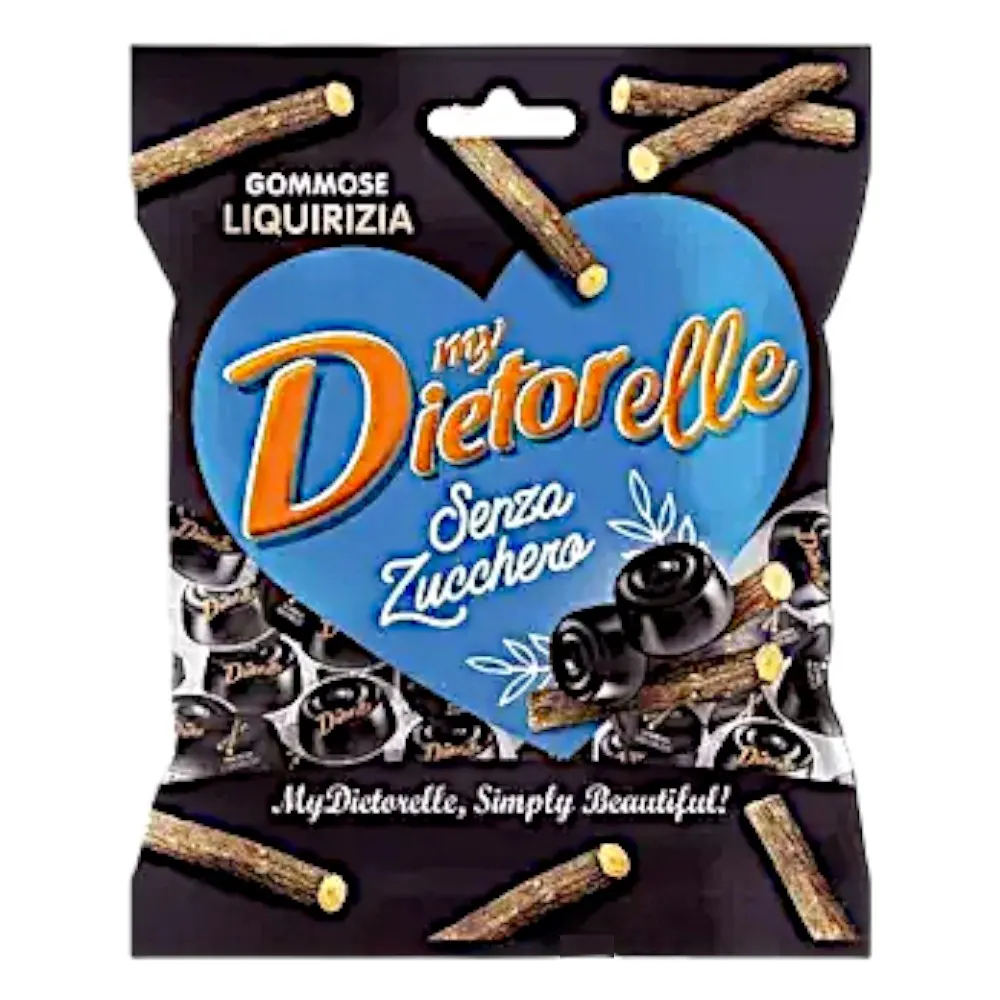 Gommes à la réglisse sans sucre 70g - DIETORELLE
