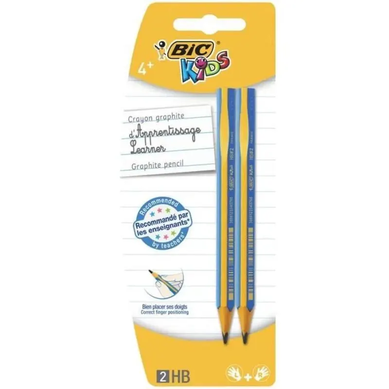KIDS LEARNER GRAPHITE PENCIL BLISTER OF 2