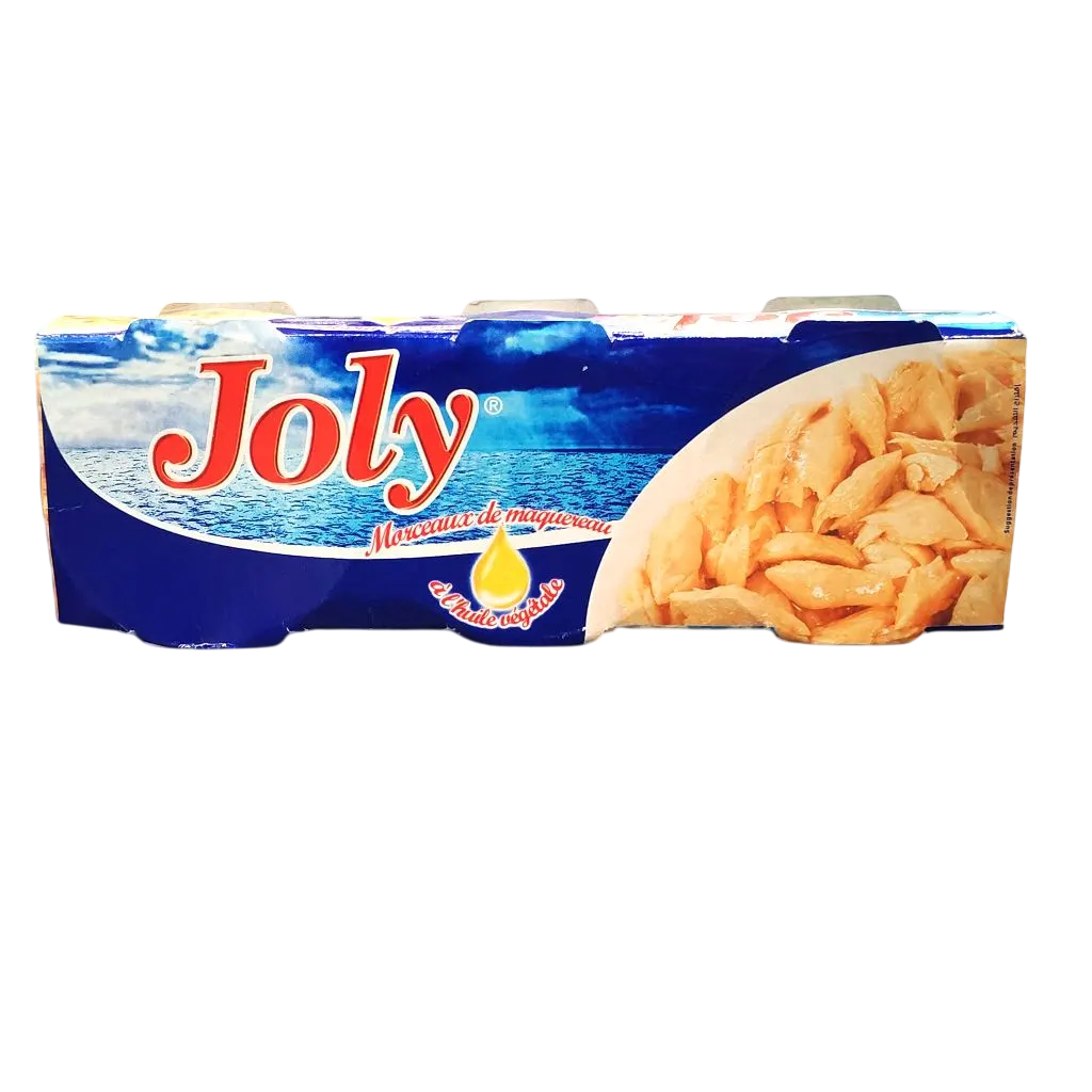 Morceaux de maquereau à l'huile végétale 3x 85g - JOLY