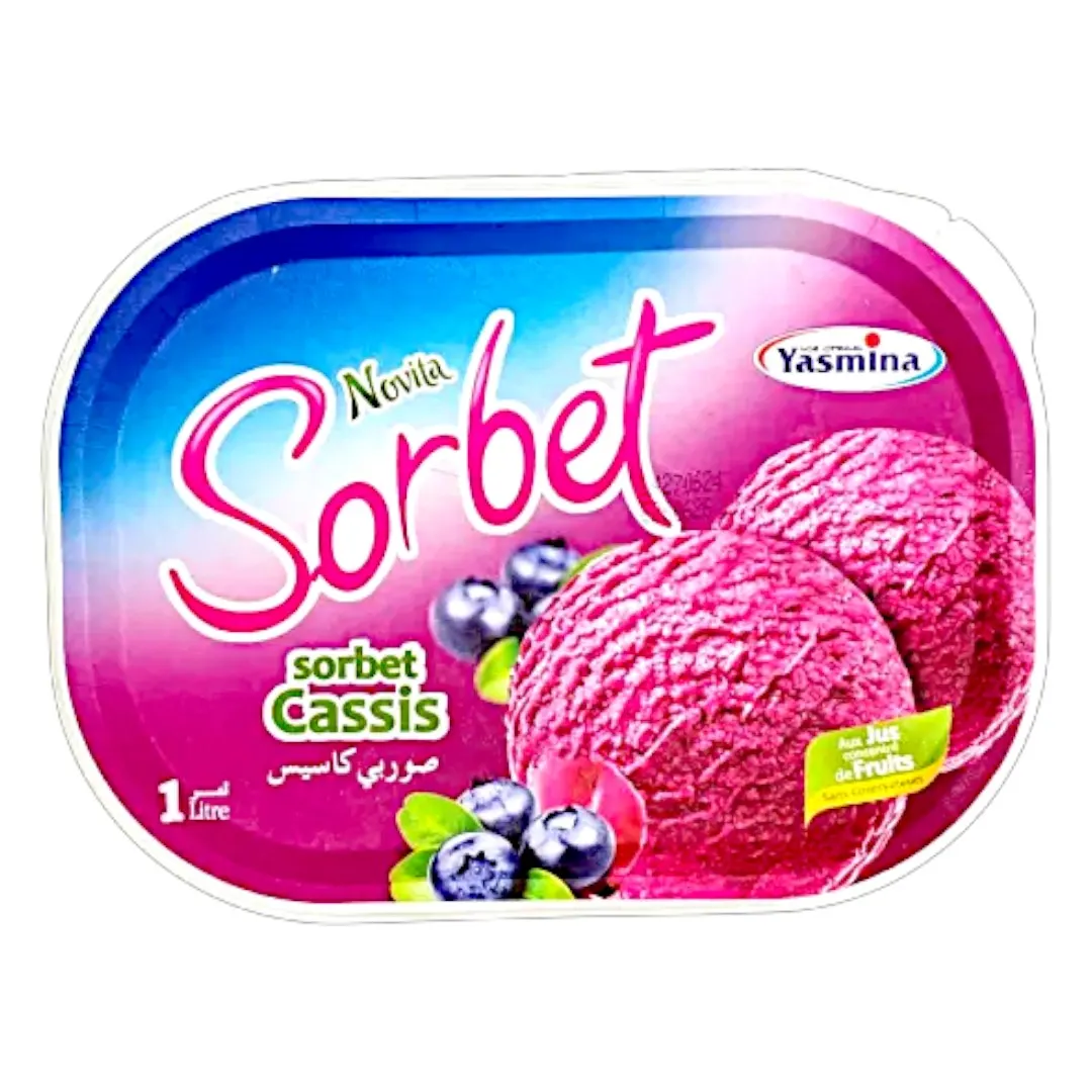 Yasmina sorbet cassis 1L