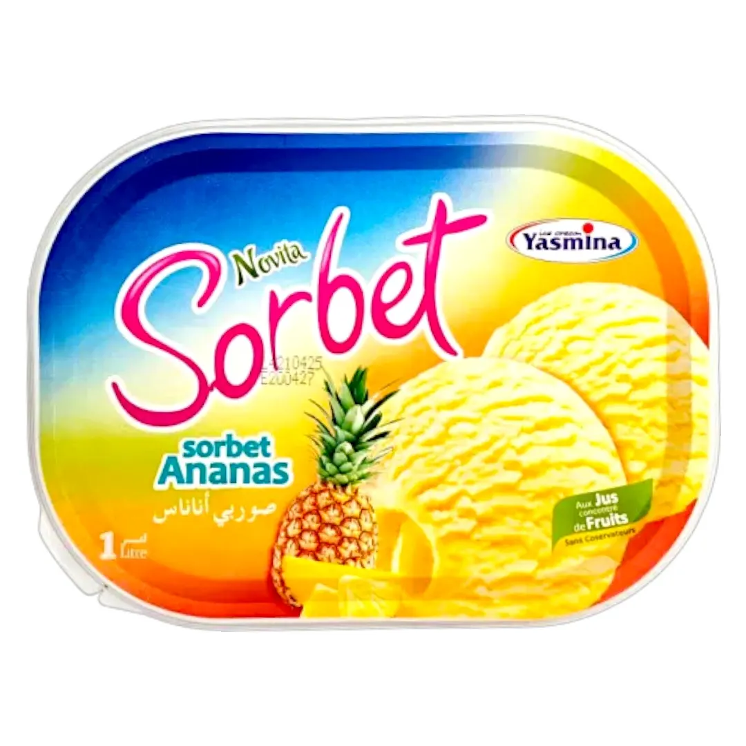 Yasmina sorbet ananas 1L