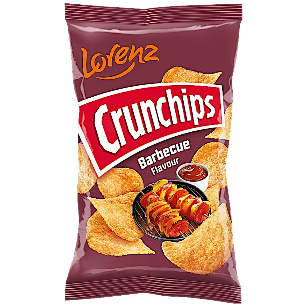 Crunchips saveur barbecue 100g - LORENZ