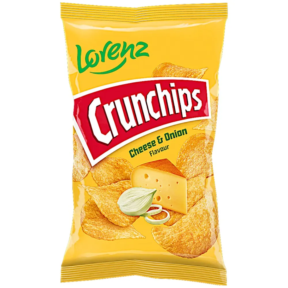 Crunchips saveur fromage et oignon 100g - LORENZ