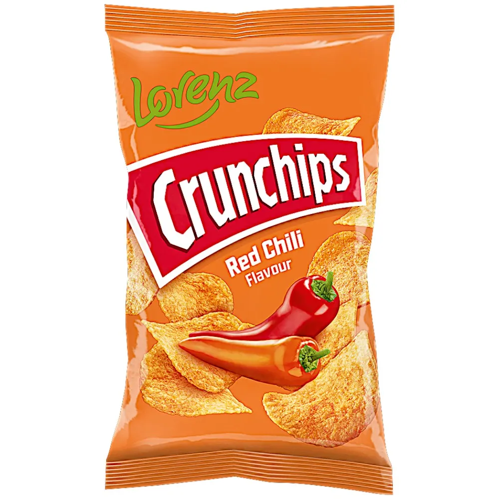 Crunchips saveur piment rouge 100g - LORENZ