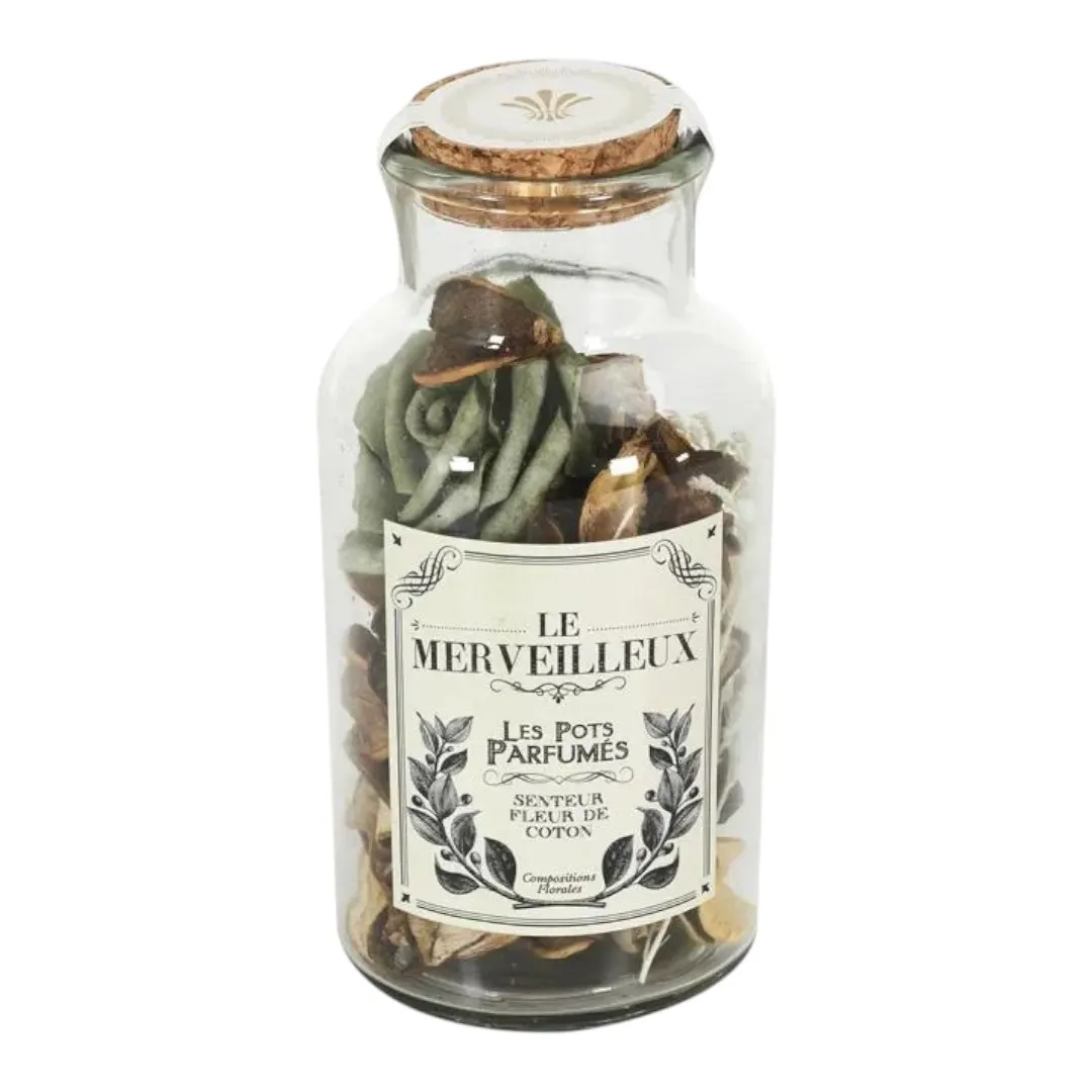 Pot Pourri Parfume Bocal Deco H16Cm M12