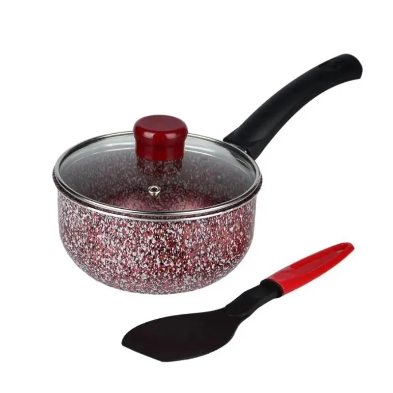 Casserole anti-adhésive Hbibti avec couvercle en verre C16T/10C 16cm - LAMACOM